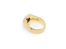 Load image into Gallery viewer, Royal Garnet Hexagon signet