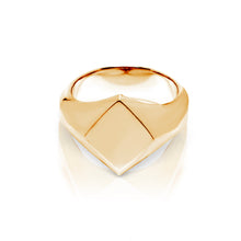 Load image into Gallery viewer, Diamond Top Signet