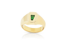 Load image into Gallery viewer, Tsavorite signet
